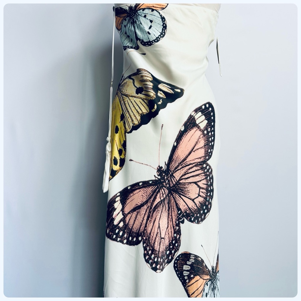NWT Anthropologie The Tilda Butterly Slip Dress, S - Picture 17 of 17
